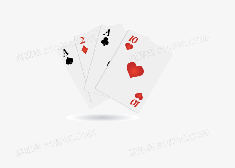 4张扑克牌