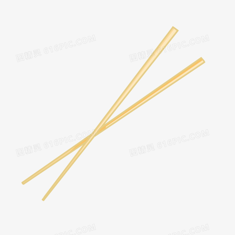 卡通一次性筷子餐具元素