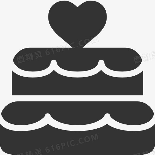 wedding cake icon