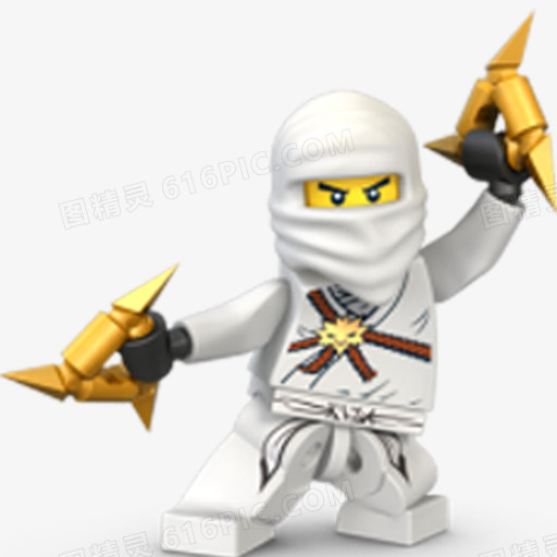 乐高忍者白色的lego-figure-icons