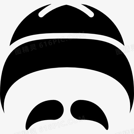 中国的帽子和胡子图标