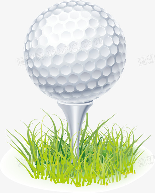 白色高尔夫球图案