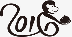 2016猴子字体