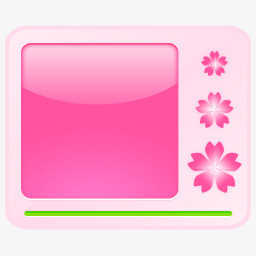 日本樱花透明标志图标