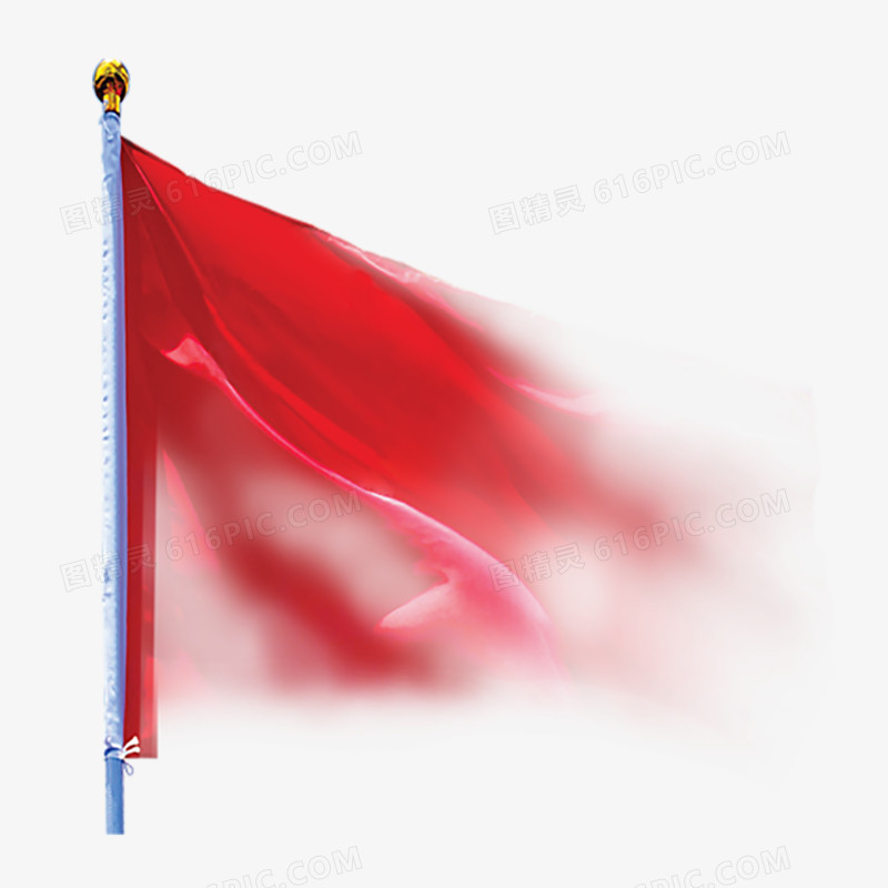 中国国旗装饰免抠素材