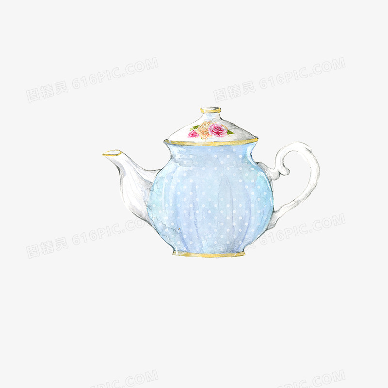 玫瑰茶壶