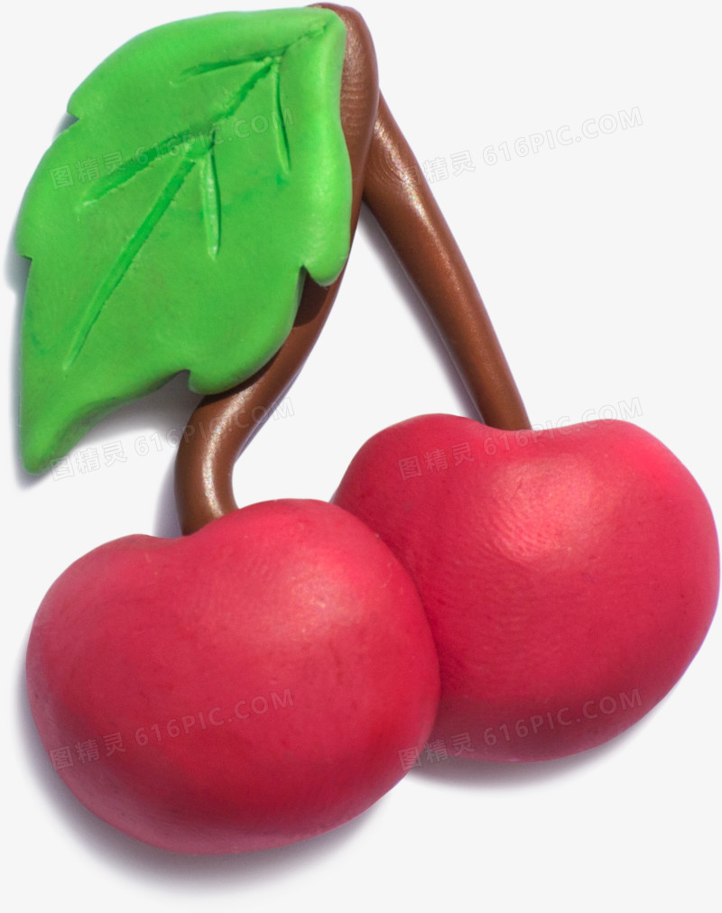 橡皮泥樱桃