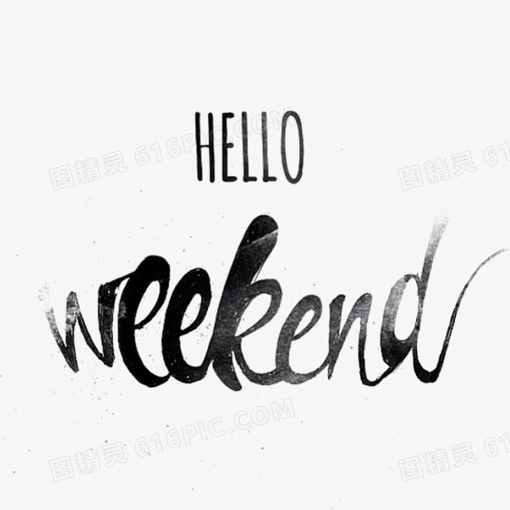 英文字体HELLOWEEKEND