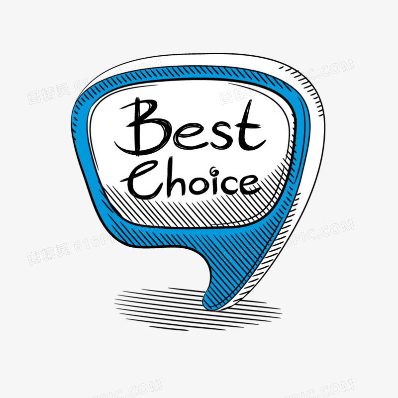 best choice矢量促销标签