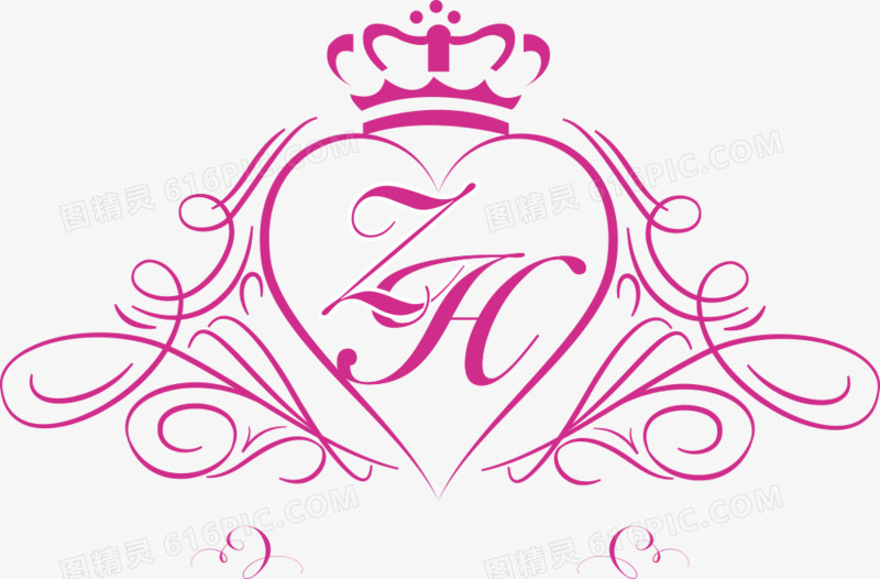爱心皇冠婚礼logo