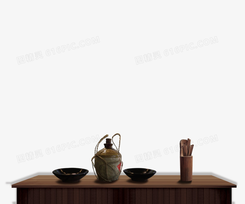 古代桌子酒壶