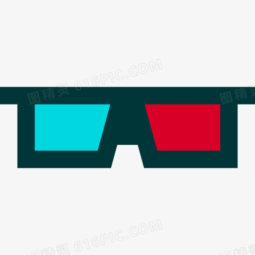 红蓝3d眼镜