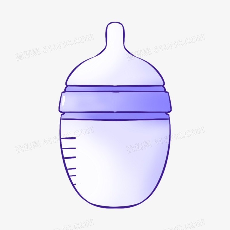 一组婴儿蓝色奶瓶套图合集系列二元素