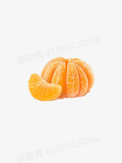 剥好的橘子