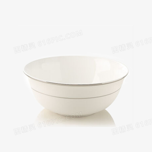 骨瓷碗沙拉碗冷面碗陶瓷碗-银边