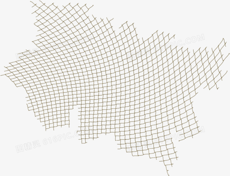 手绘渔网菱形镂空底纹装饰