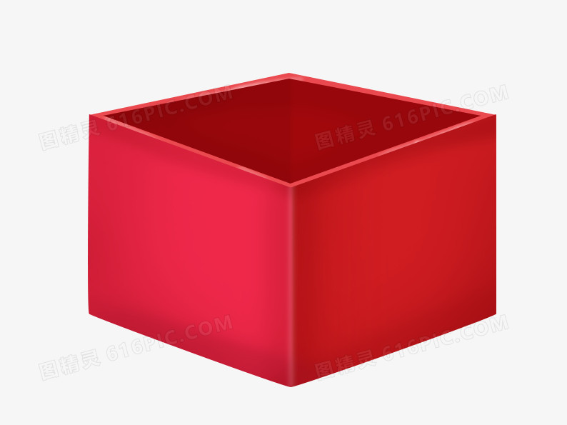 红色的箱子