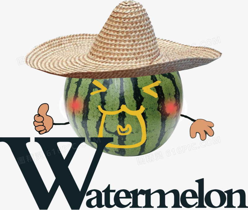 watermelon创意卡通西瓜