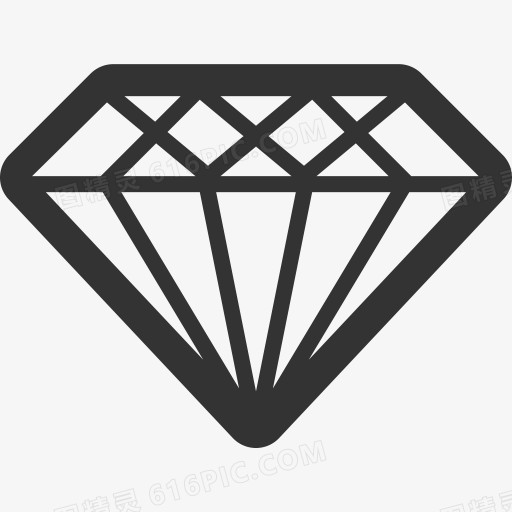 钻石钻石linecons自由–矢量图标