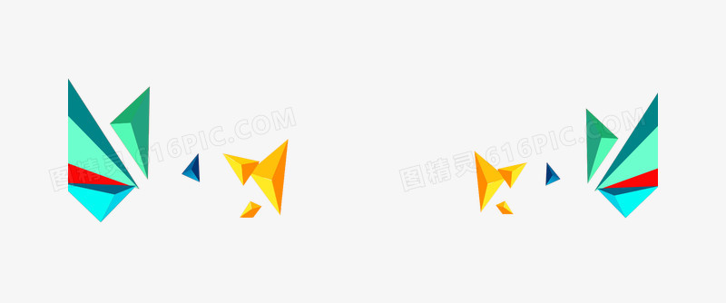 彩色扁平图案