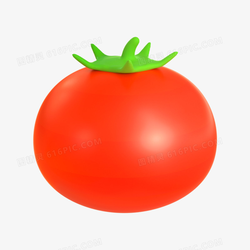 C4D蔬菜西红柿3d元素
