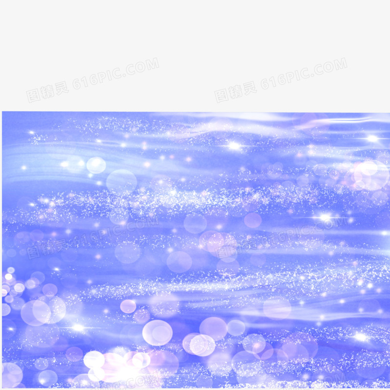 手绘梦幻蓝紫色水面素材