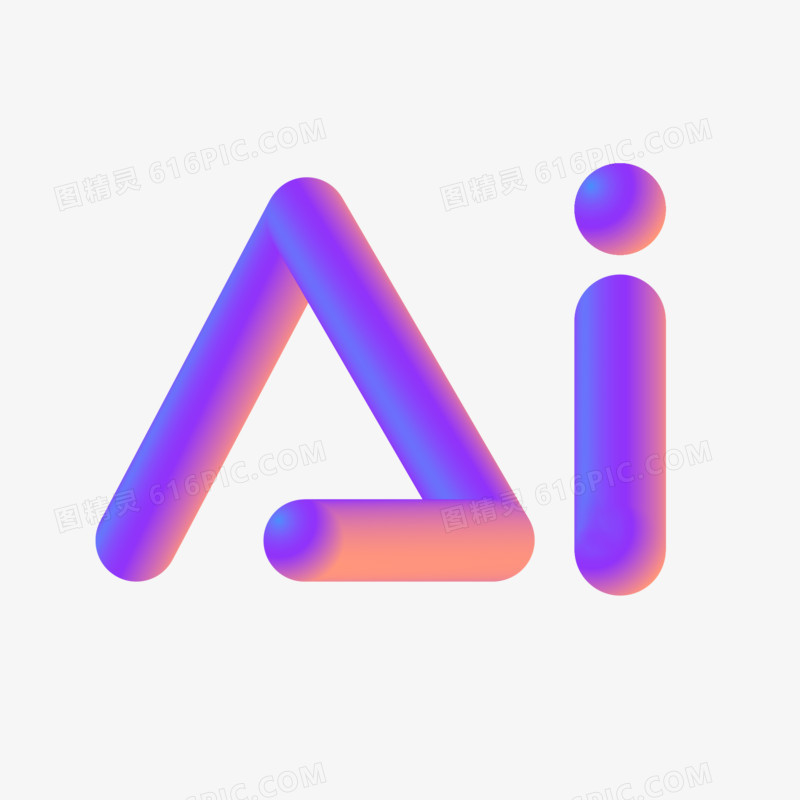 科技质感AI艺术字设计素材
