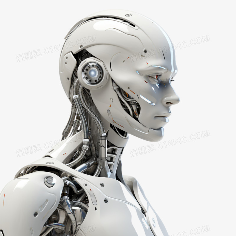 3D科技感人工智能机器人元素