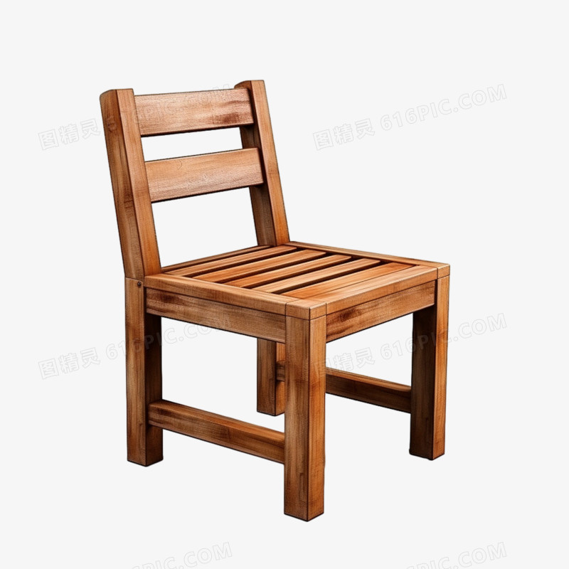 3D木制小凳子家具小马扎木板座椅凳子元素