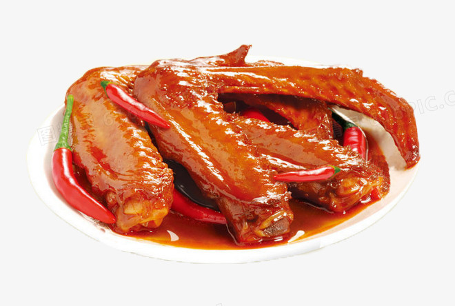 盘装鸭翅