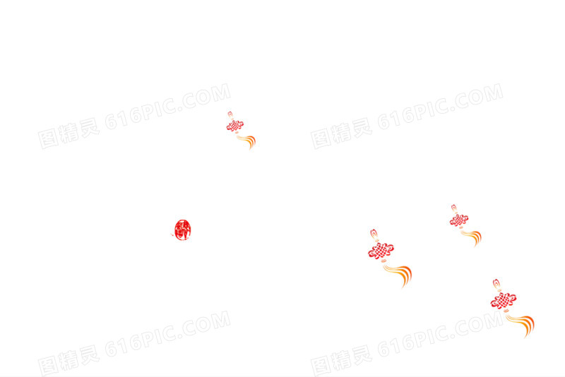 中国风漂浮小灯笼