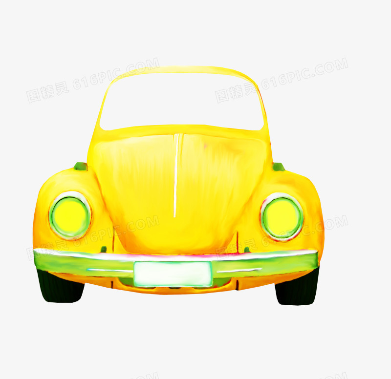 黄色汽车