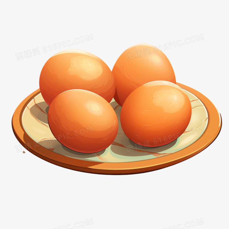 3d立体鸡蛋免抠元素