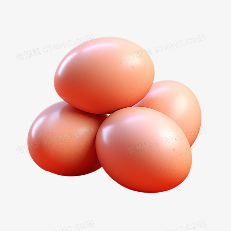 3d立体鸡蛋免抠元素