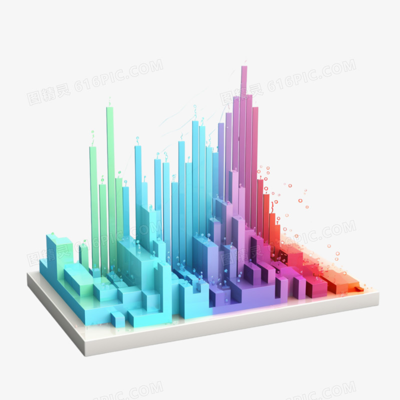 3D立体数据图免抠元素