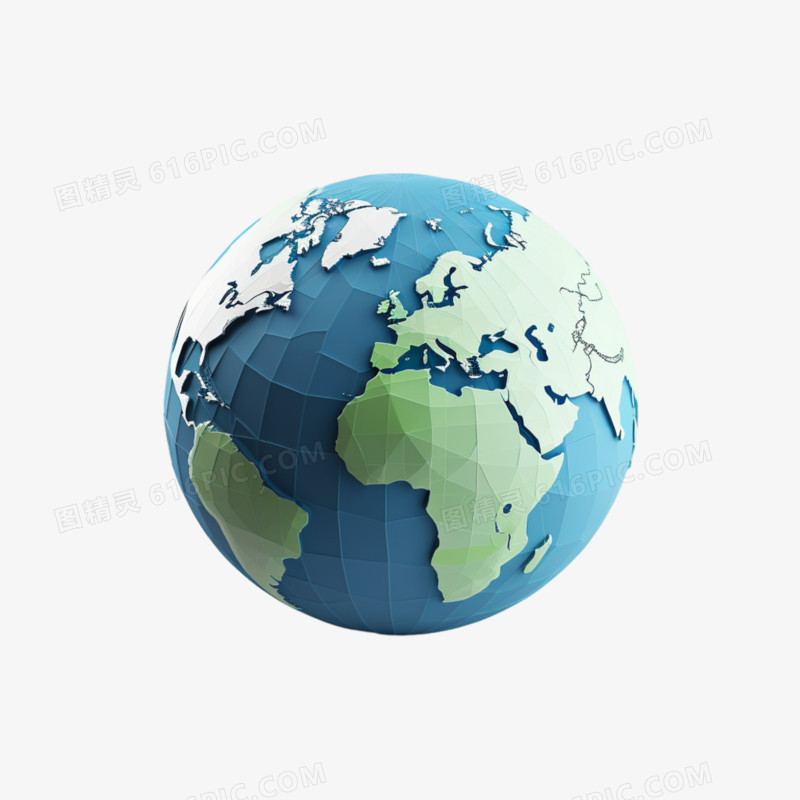 3D立体地球免抠元素