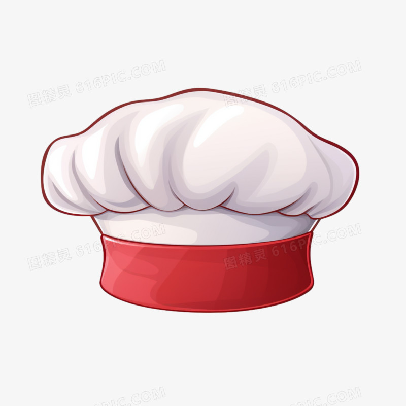 卡通厨师帽免抠元素