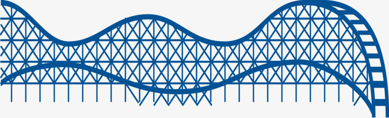 矢量过山车铁轨