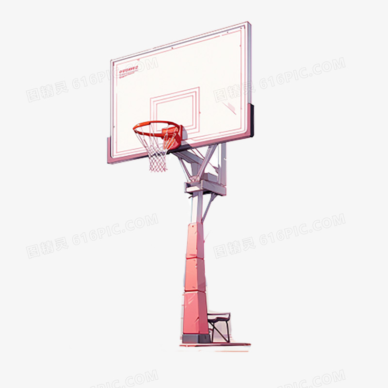 篮球框打篮球比赛免抠元素