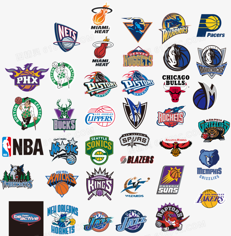 nba队标矢量图