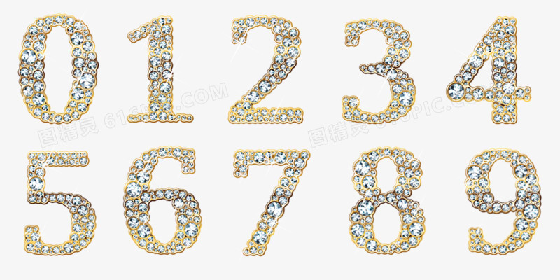 Золотые цифры 2023 на прозрачном фоне