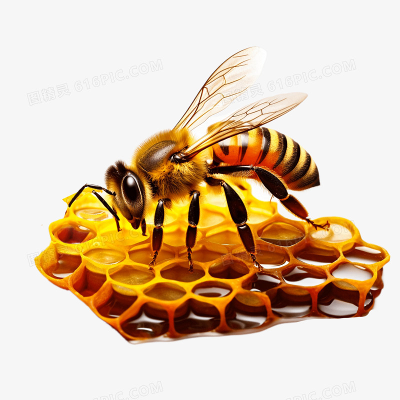 蜜蜂和蜂巢免抠元素