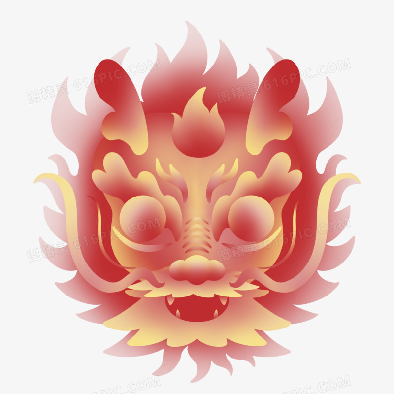 弥散渐变龙头免抠素材