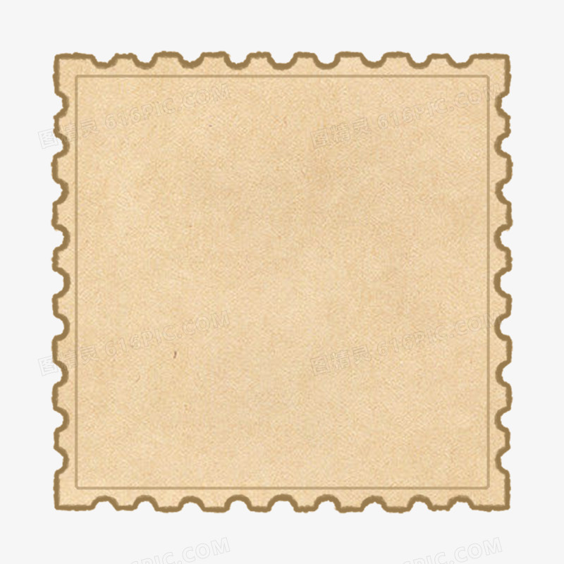 邮票边框创意设计元素