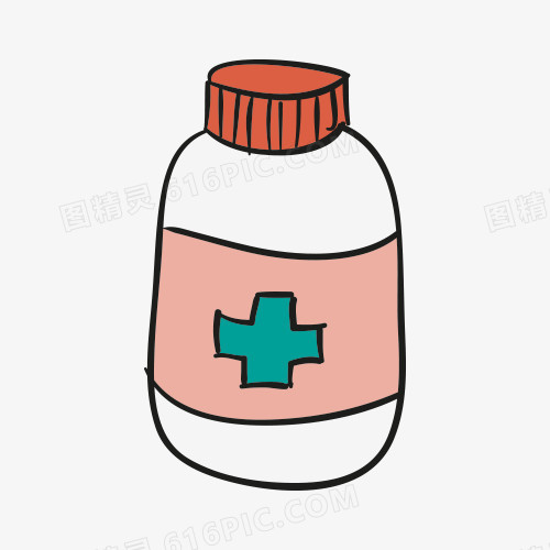 药瓶医疗图标素材
