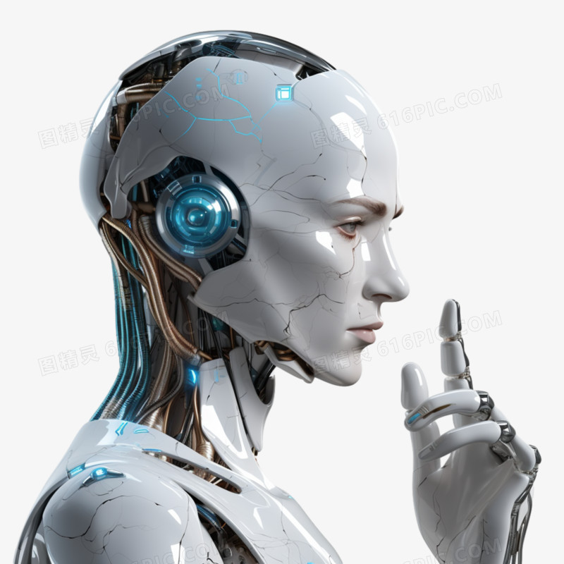 3D人工智能机器人免抠元素