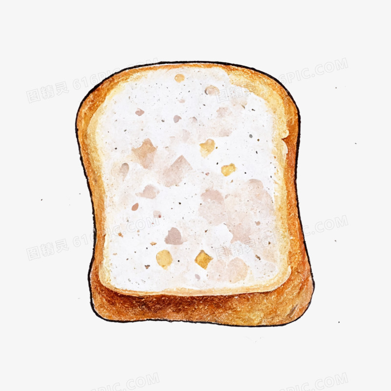 吐司面包食物免抠元素