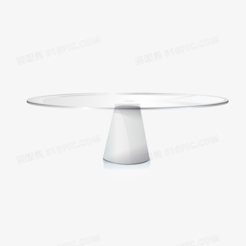 透明玻璃桌子模型