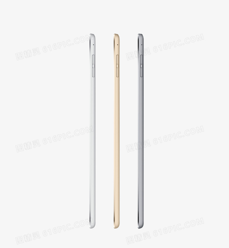 ipadmini4三色正侧面