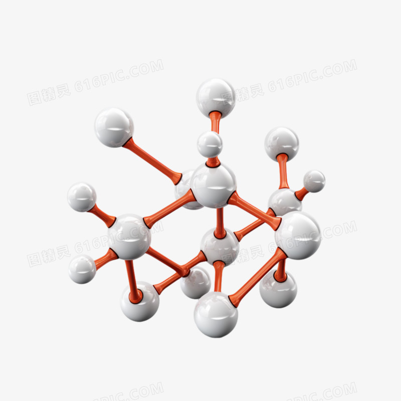 3D立体化学分子结构免抠元素